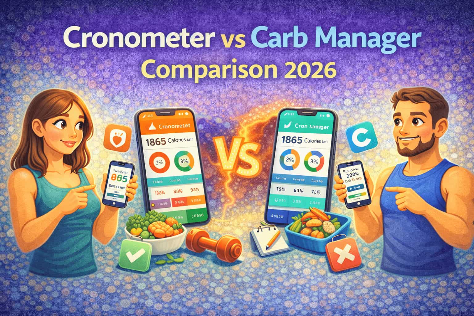 In-Depth Cronometer vs Carb Manager Comparison 2026