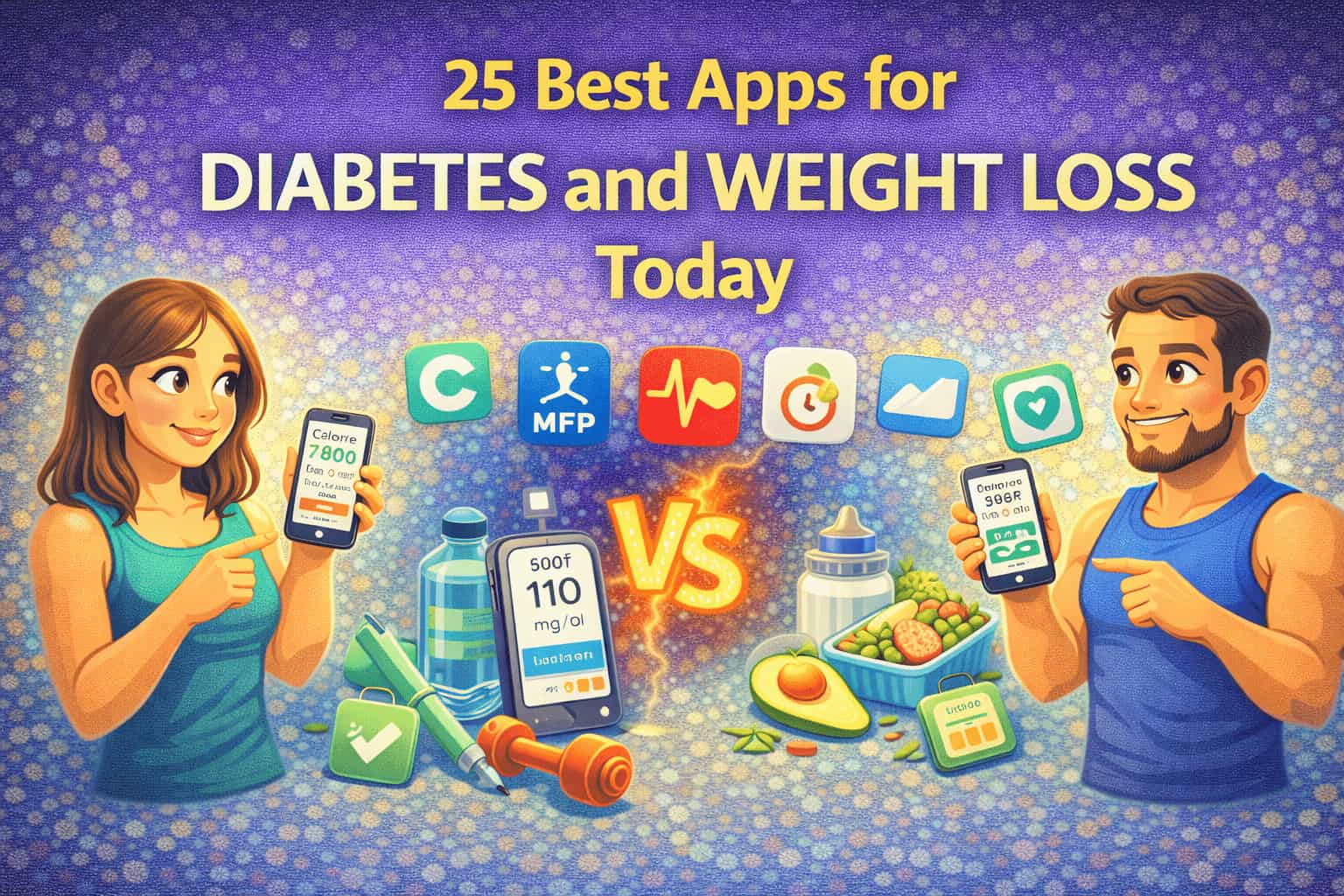 25 Best Apps for Diabetes and Weight Loss